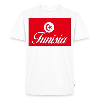 Tunisia - Men's Premium Organic T-Shirt - white - Front - Nico (187cm)