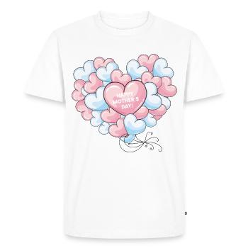Fête des Mères cadeau pour la meilleure maman pour la fête des mères - T-shirt Premium bio Homme - blanc - Devant - Nico (187cm)