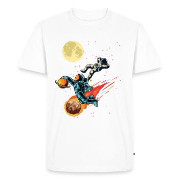 Galaxie - T-shirt Premium bio Homme - blanc - Devant - Nico (187cm)
