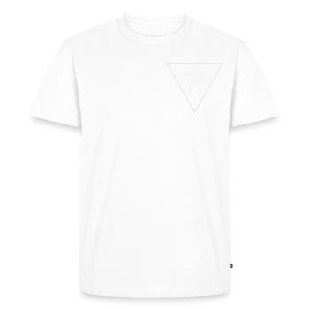 drink now. regret later. - Men's Premium Organic T-Shirt - white - Front - Nico (187cm)