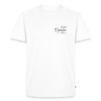 Éducateur avec du cœur - T-shirt Premium bio Homme - blanc - Devant - Nico (187cm)