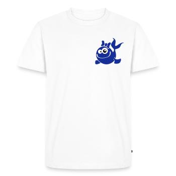 fish_girl - Men's Premium Organic T-Shirt - white - Front - Nico (187cm)