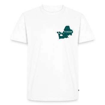 Chiemsee Silhouette - T-shirt Premium bio Homme - blanc - Devant - Nico (187cm)