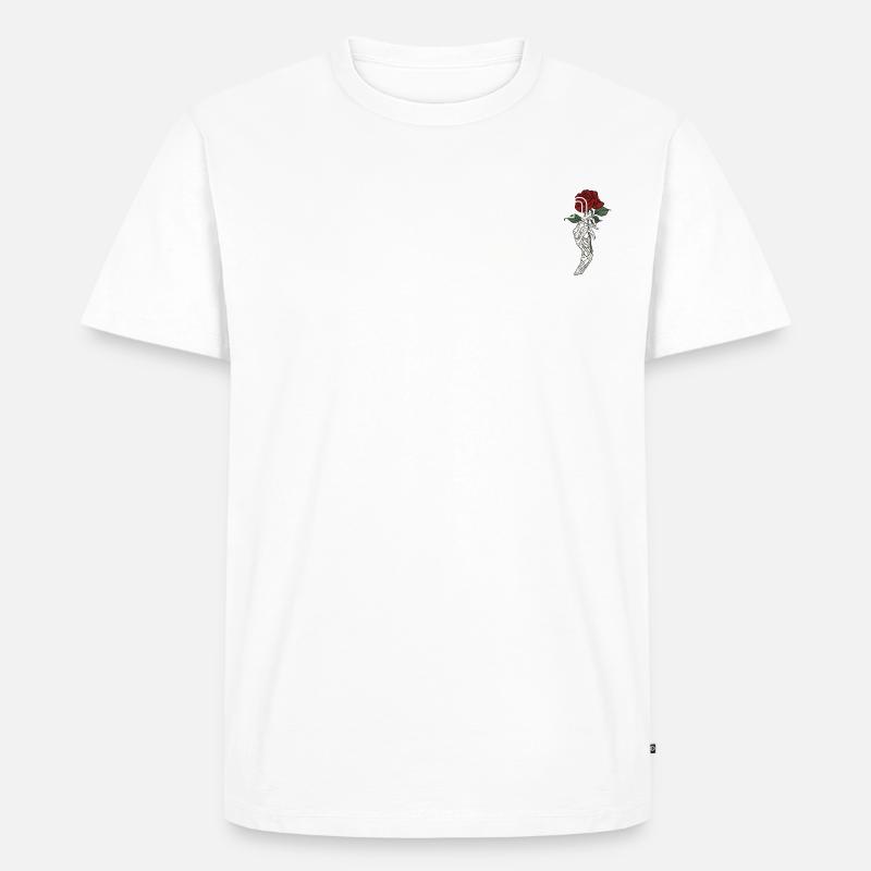 Made in Hell - Männer Premium Bio T-Shirt - Weiß
