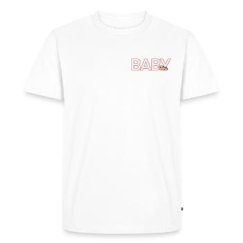 Bébé - T-shirt Premium bio Homme - blanc - Devant - Nico (187cm)