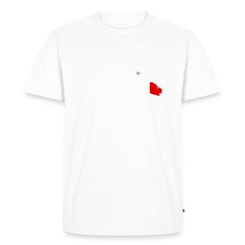 Malte - T-shirt Premium bio Homme - blanc - Devant - Nico (187cm)