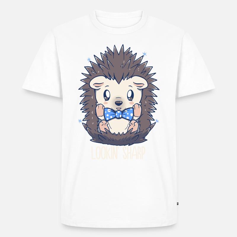 Lookin Sharp Dapper Igel - Männer Premium Bio T-Shirt - undefined