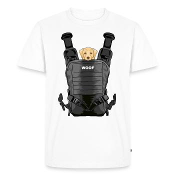 Costume de chien, cadeau drôle d'Halloween pour les fans - T-shirt Premium bio Homme - blanc - Devant - Nico (187cm)