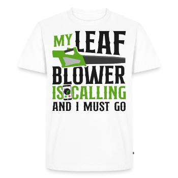 Landscaper Landscaping Landscape - Men's Premium Organic T-Shirt - white - Front - Nico (187cm)
