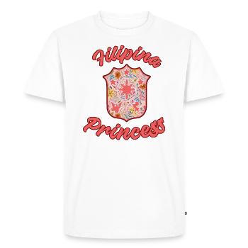 Philippines Filipina Pride Flag Heart I Gift - Men's Premium Organic T-Shirt - white - Front - Nico (187cm)