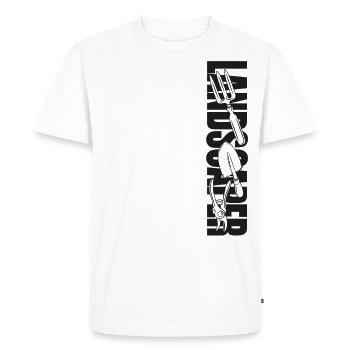 Landscaper Landscaping Landscape - Men's Premium Organic T-Shirt - white - Front - Nico (187cm)