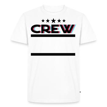 Crew Team Frame - Men's Premium Organic T-Shirt - white - Front - Nico (187cm)