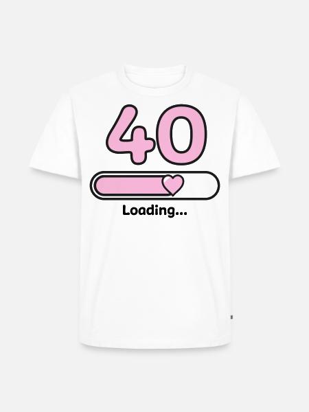 40 ans - T-shirt Premium bio Homme - blanc