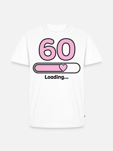 60th anniversary - Men's Premium Organic T-Shirt - white
