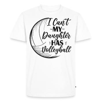 Joueuse de volleyball Fille de l’équipe - T-shirt Premium bio Homme - blanc - Devant - Nico (187cm)