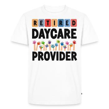 Childcare Daycare Provider Teacher - Men's Premium Organic T-Shirt - white - Front - Nico (187cm)