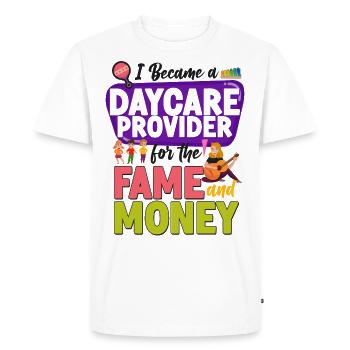 Childcare Daycare Provider Teacher - Men's Premium Organic T-Shirt - white - Front - Nico (187cm)