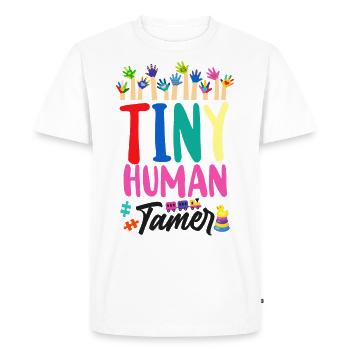 Childcare Daycare Provider Teacher - Men's Premium Organic T-Shirt - white - Front - Nico (187cm)
