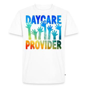 Childcare Daycare Provider Teacher - Men's Premium Organic T-Shirt - white - Front - Nico (187cm)