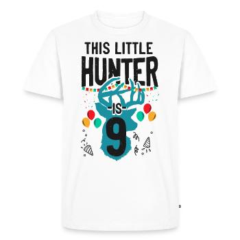 Buck Deer Chasse Hunter Kid - T-shirt Premium bio Homme - blanc - Devant - Nico (187cm)