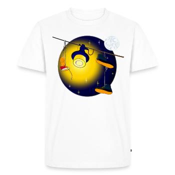 Goodbye - Men's Premium Organic T-Shirt - white - Front - Nico (187cm)