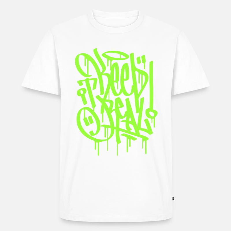 KIREAL - Männer Premium Bio T-Shirt - Weiß