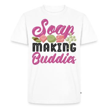 Soap Making Crafting Soap Making - Men's Premium Organic T-Shirt - white - Front - Nico (187cm)