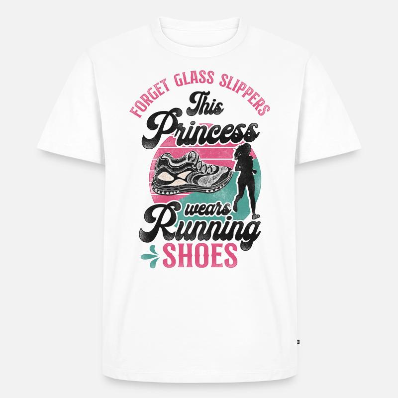 Running Runner Half Marathon - Männer Premium Bio T-Shirt - Weiß
