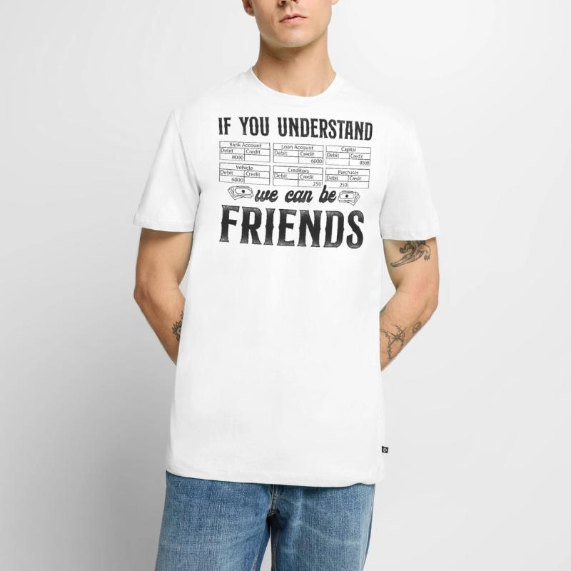 Comptable Comptable Comptable Comptabilité T-shirt Premium bio Homme