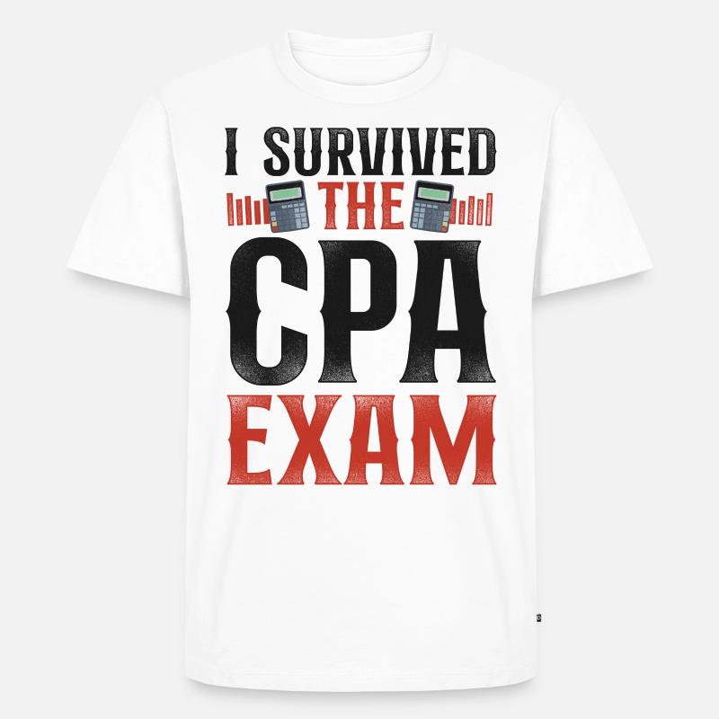 Comptable Comptable Comptable Comptabilité - T-shirt Premium bio Homme - blanc