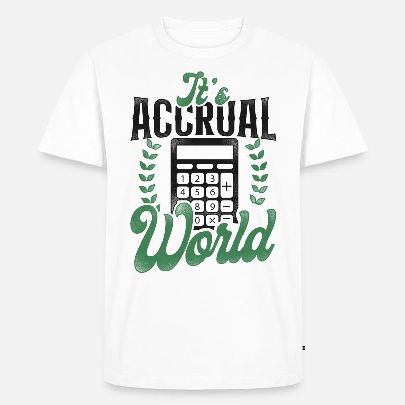 Comptable Comptable Comptable Comptabilité - T-shirt Premium bio Homme - blanc