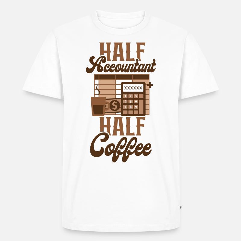 Comptable Comptable Comptable Comptabilité - T-shirt Premium bio Homme - blanc