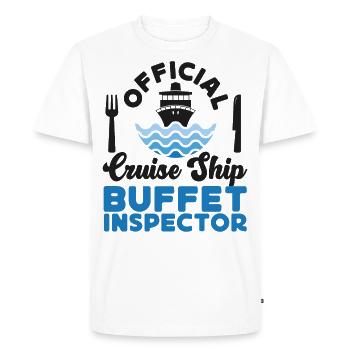 Cruise Ship Vacation Official - Men's Premium Organic T-Shirt - white - Front - Nico (187cm)