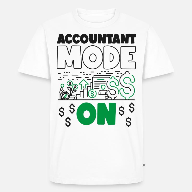 Comptable Comptable Comptable - T-shirt Premium bio Homme - blanc