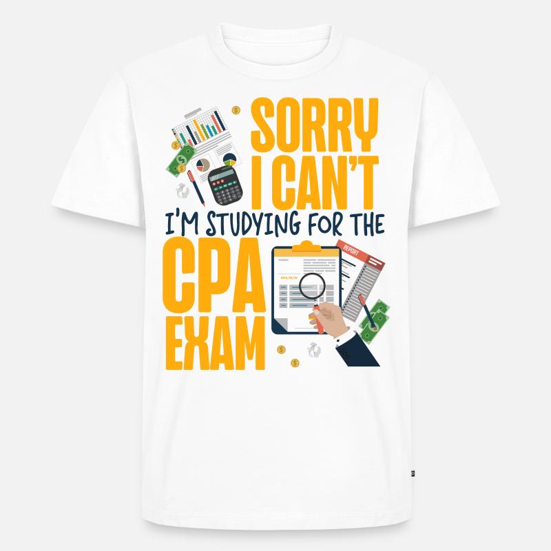 Comptable Comptable Comptable - T-shirt Premium bio Homme - blanc