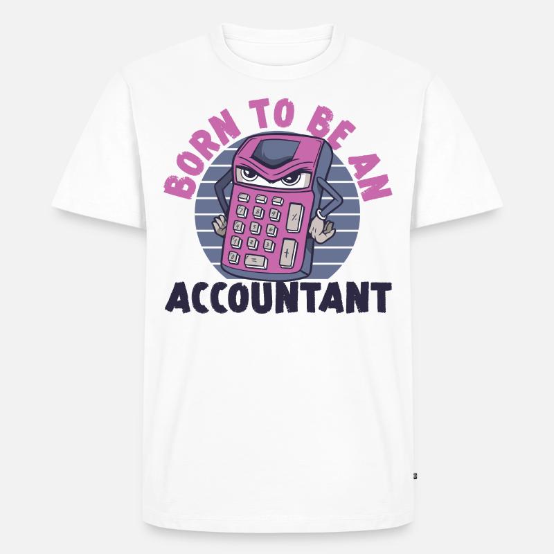 Comptable Comptable Comptable - T-shirt Premium bio Homme - blanc