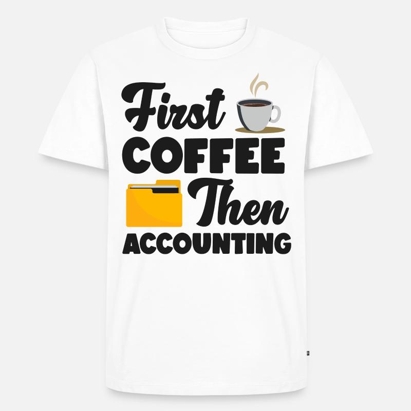 Comptable Comptable Comptable - T-shirt Premium bio Homme - blanc