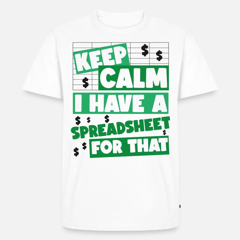 Comptable Comptable Comptable - T-shirt Premium bio Homme - blanc