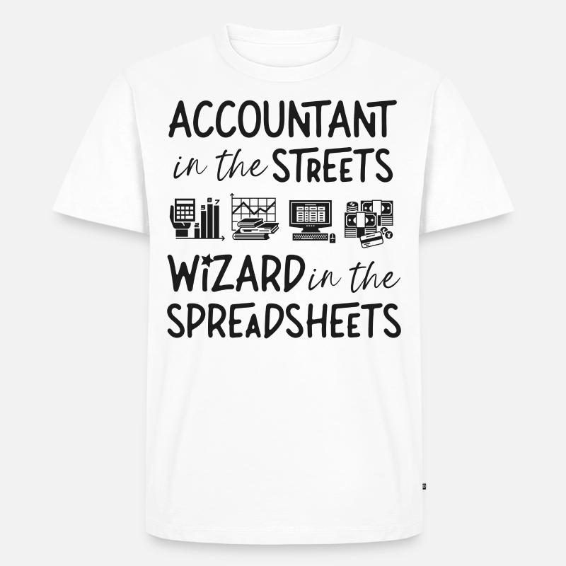 Comptable Comptable Comptable - T-shirt Premium bio Homme - blanc