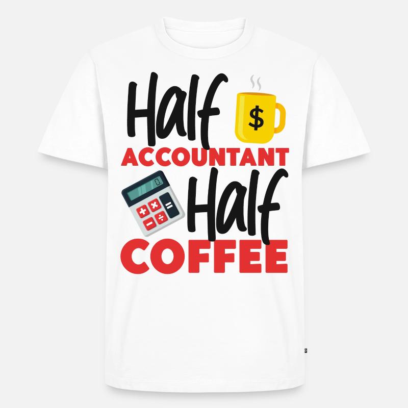 Comptable Comptable Comptable - T-shirt Premium bio Homme - blanc