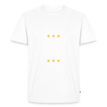 Désolé, je ne réponds qu’à mes noms officiels! Drôle - T-shirt Premium bio Homme - blanc - Devant - Nico (187cm)