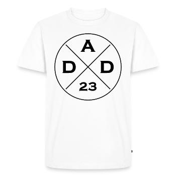 Cadeau pour papa / papa / papa / papa 2023 - T-shirt Premium bio Homme - blanc - Devant - Nico (187cm)