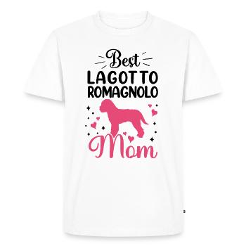 Meilleur Lagotto Romagnolo Mama Truffle Dog - T-shirt Premium bio Homme - blanc - Devant - Nico (187cm)