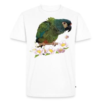 The Maracanã - Men's Premium Organic T-Shirt - white - Front - Nico (187cm)