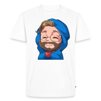 Cosy Manny - T-shirt Premium bio Homme - blanc - Devant - Nico (187cm)
