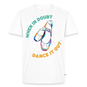 Ballet Dancer Dance Girl Ballerina - Men's Premium Organic T-Shirt - white - Front - Nico (187cm)