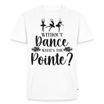 Ballet Danseuse Danse Ballerine - T-shirt Premium bio Homme - blanc - Devant - Nico (187cm)