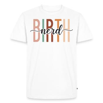 LD Labour And Delivery Nurse - Men's Premium Organic T-Shirt - white - Front - Nico (187cm)