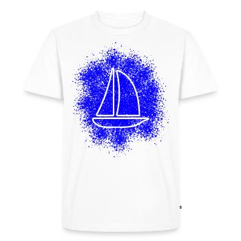 Sailing Yacht Sailboat Sailing Ship Sailing Crew - Men's Premium Organic T-Shirt - white - Front - Nico (187cm)