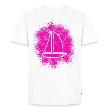 Sailing Yacht Sailboat Sailing Ship Sailing Crew - Men's Premium Organic T-Shirt - white - Front - Nico (187cm)